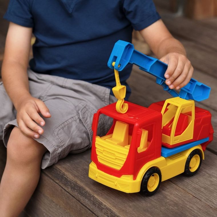 Wader, Tech Truck, Dźwig, 26 cm