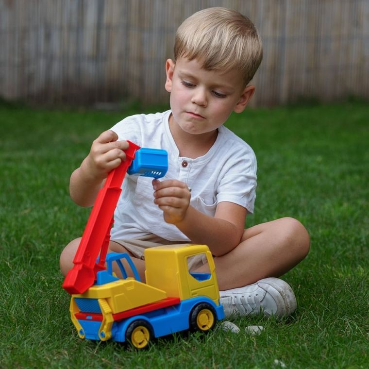 Wader, Tech Truck, podnośnik z wysięgnikiem, 29 cm