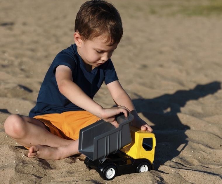 Wader, Tech Truck, Wywrotka, 23 cm