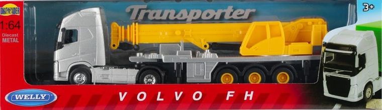 Welly, truck 1:64 volvo tractor traole, pojazd