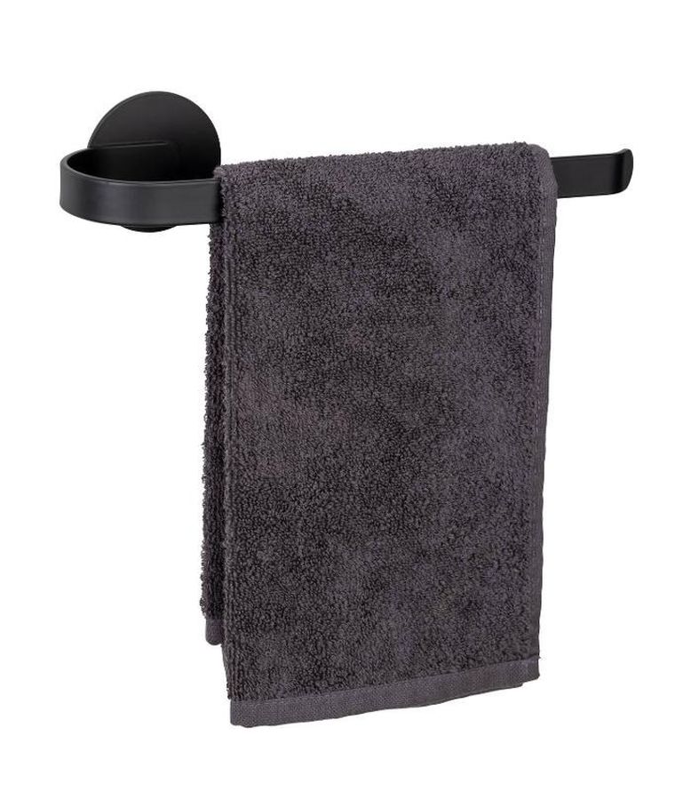 Wenko, aluminiowy uchwyt na ręcznik bivio, montaż bez wiercenia