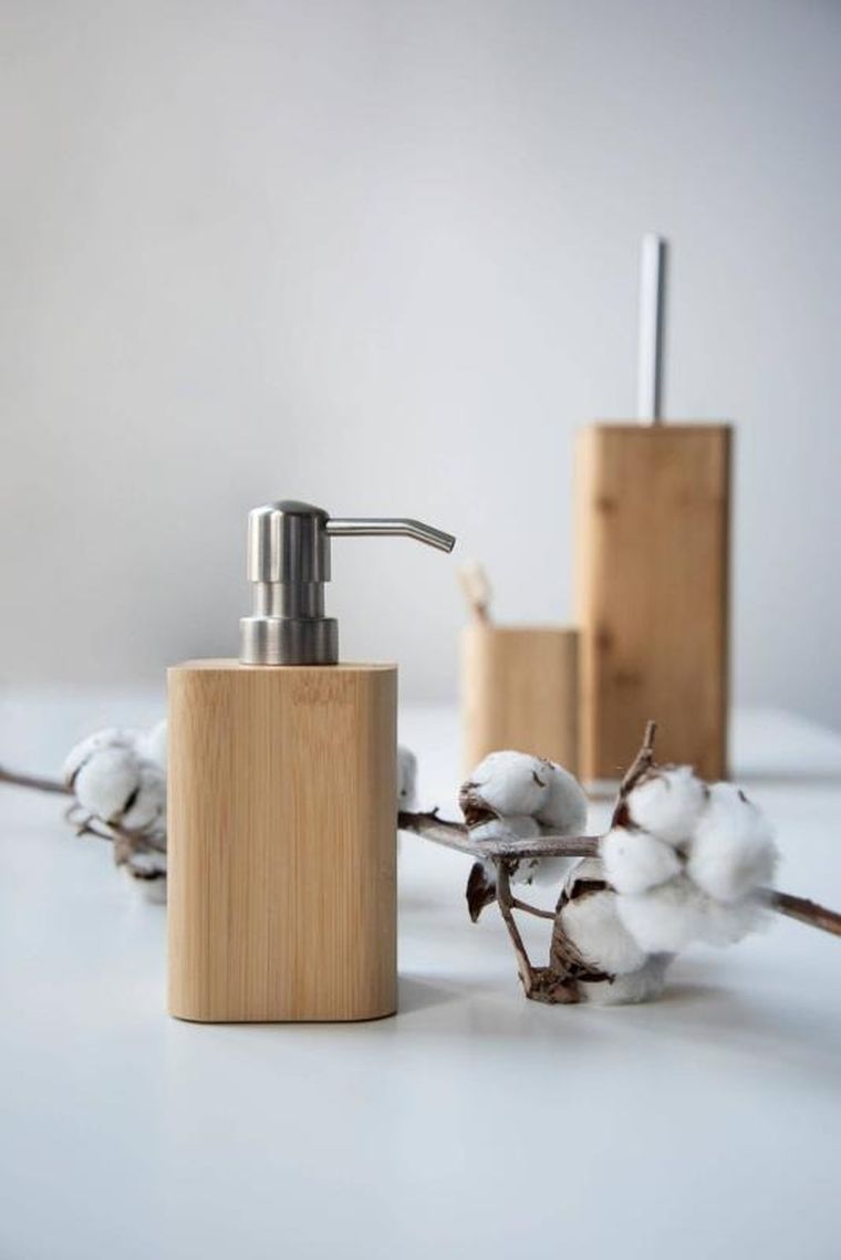 Wenko, dozownik do mydła w płynie, Bambusa, bambusowy, 220 ml