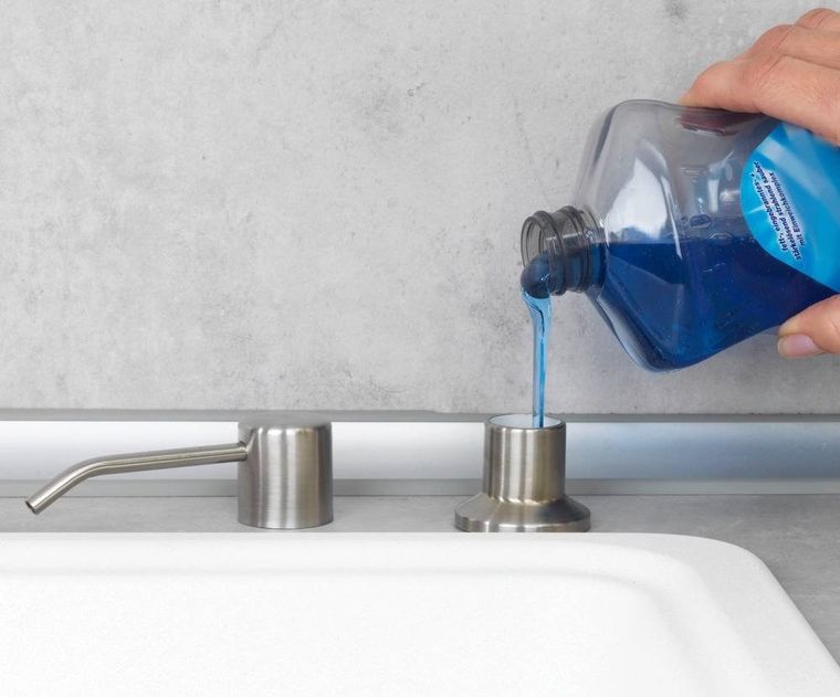 Wenko, dozownik do mydła wpuszczany w blat, Monti, 400 ml