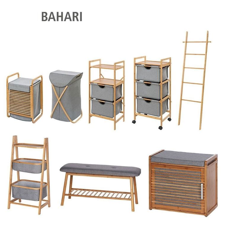 Wenko, drabina do wieszania ręczników, Bahari, bambusowa