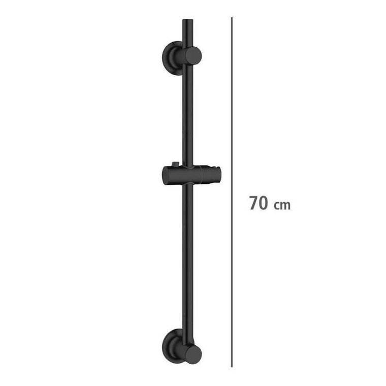 Wenko, drążek prysznicowy z montażem, bez wiercenia, 70 cm