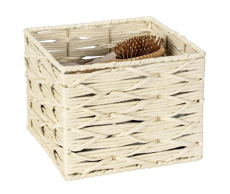 Wenko, kosz do przechowywania, 24-18.5-24 cm, Vabriano