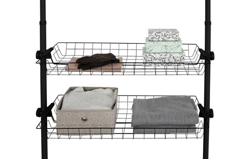 Wenko, koszyk do garderoby, szafy, Herkules, 2 szt., 83-38-8 cm