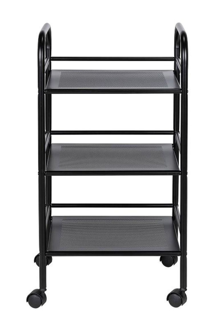 Wenko, metalowy wózek łazienkowy, 3 poziomy na kółkach