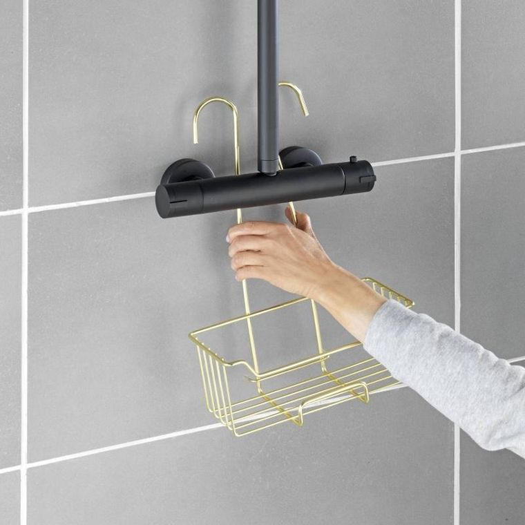 Wenko, Milo, koszyk łazienkowy, do montażu na baterii wannowej