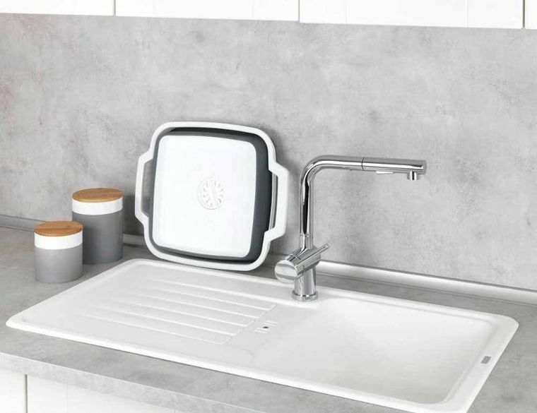 Wenko, miska składana, Sira, z uchwytami