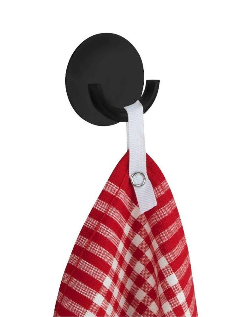 Wenko, okrągły haczyk łazienkowy, Rondo, stal nierdzewna