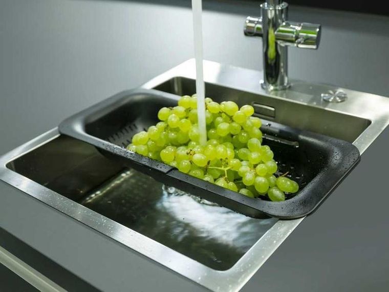 Wenko, organizer rozsuwany do zlewu, Sivo, 37-50 cm