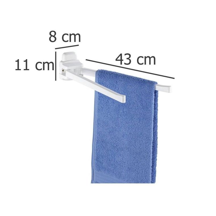 Wenko, podwójny uchwyt na ręczniki, Pure, wieszak