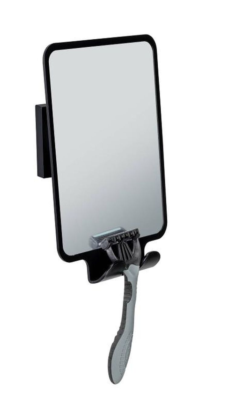 Wenko, Quadro, lusterko kosmetyczne z powłoką anty-para, montaż bez wiercenia