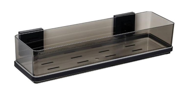 Wenko, Quadro, transparentna półka łazienkowa, montaż bez wiercenia