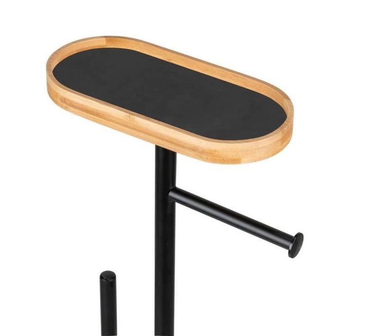 Wenko, Rivalta, stojak na papier toaletowy i szczotkę wc z półką na telefon, 4w1