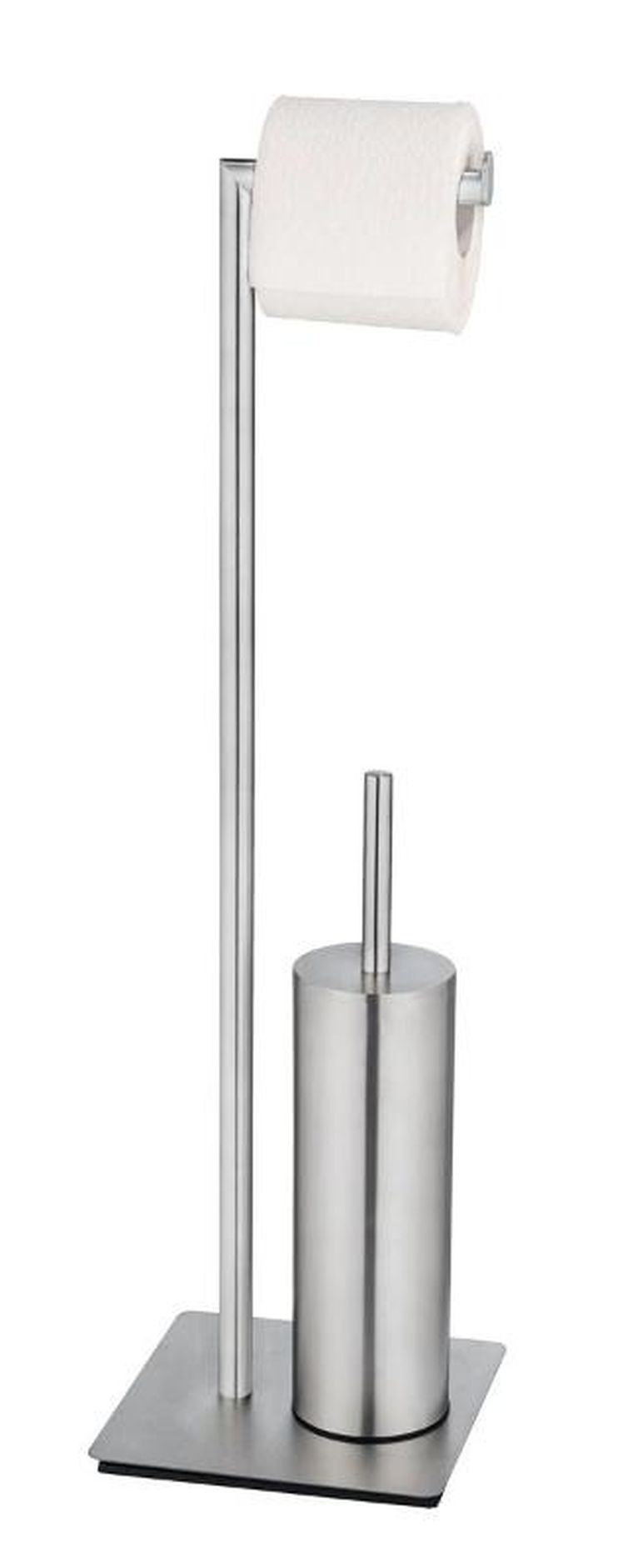 Wenko, stojak na papier toaletowy i szczotkę, Recco, stal nierdzewna