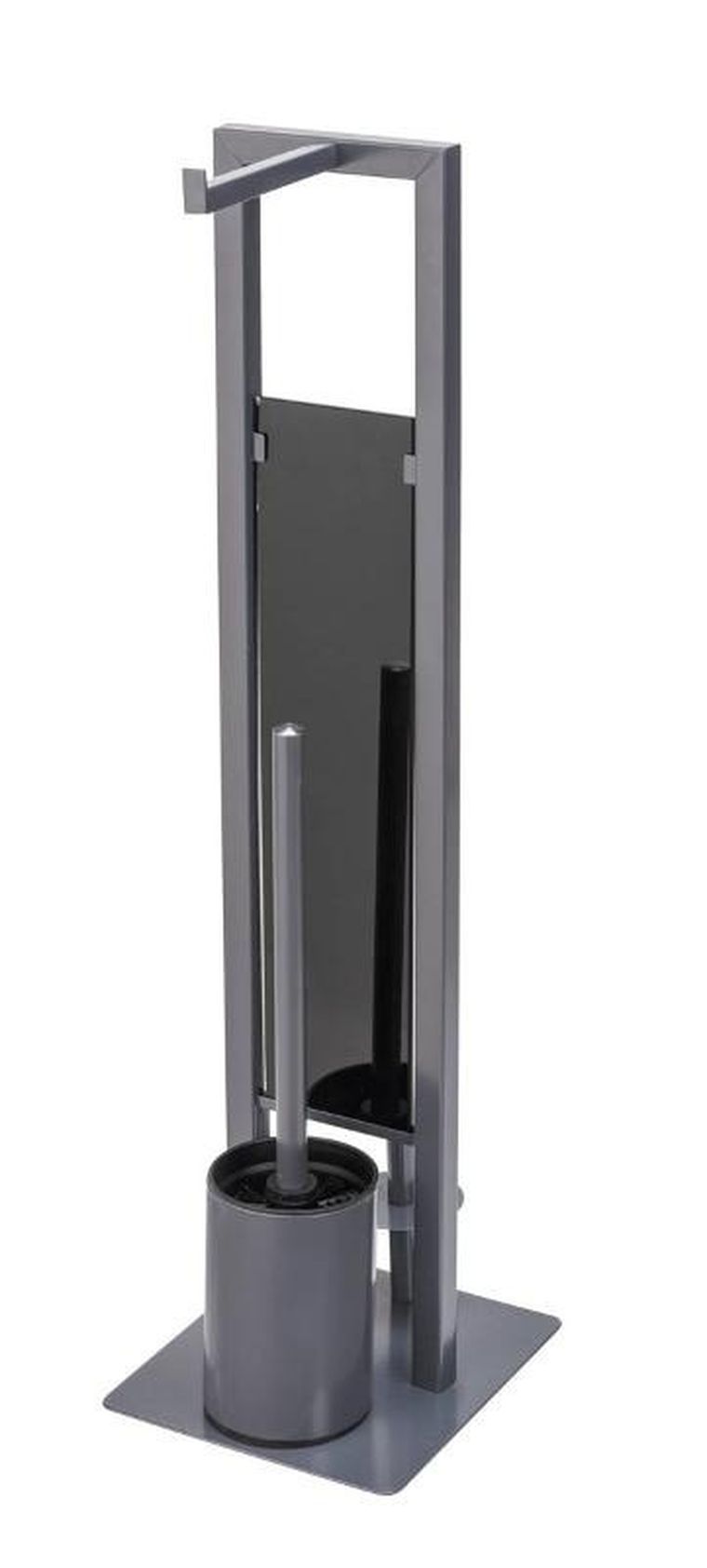 Wenko, stojak na papier toaletowy i szczotkę wc, Rivalta, 3w1