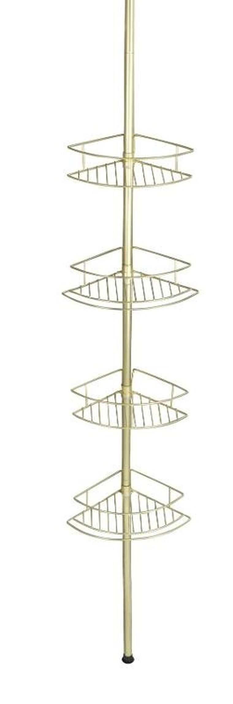 Wenko, teleskopowa półka pod prysznic, Dolcedo, 4 poziomy