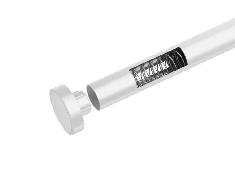 Wenko, teleskopowy drążek prysznicowy, Luz, Ø 2,8 cm, 70-115 cm