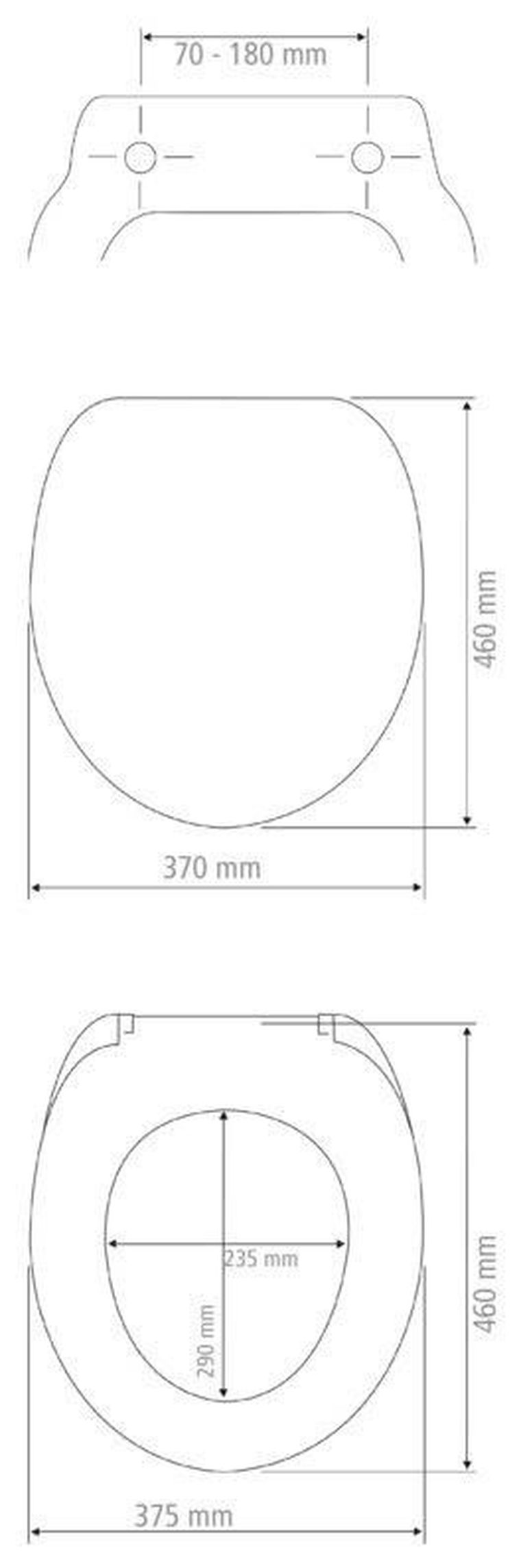 Wenko, Vorno Neo, deska sedesowa, duroplast