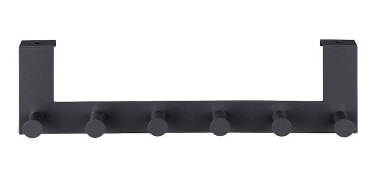 Wenko, wieszak na drzwi, 6 haczyków, Celano