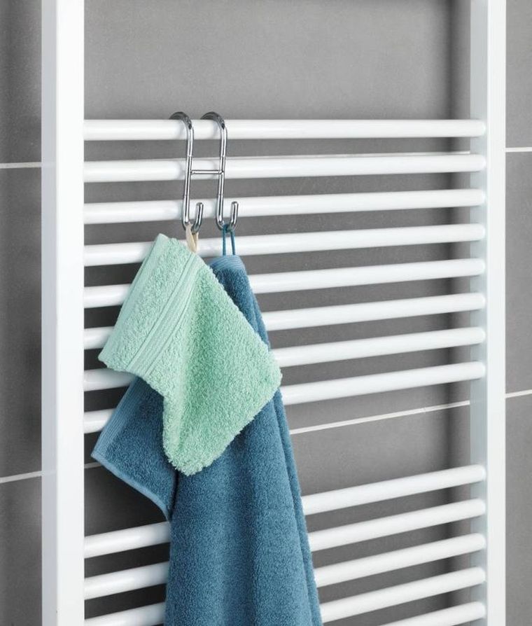 Wenko, wieszak na grzejnik łazienkowy, Taranto stal nierdzewna