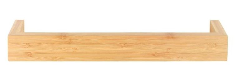 Wenko, wieszak na ręczniki bambusowy, jasny brąz, 40-9-5 cm