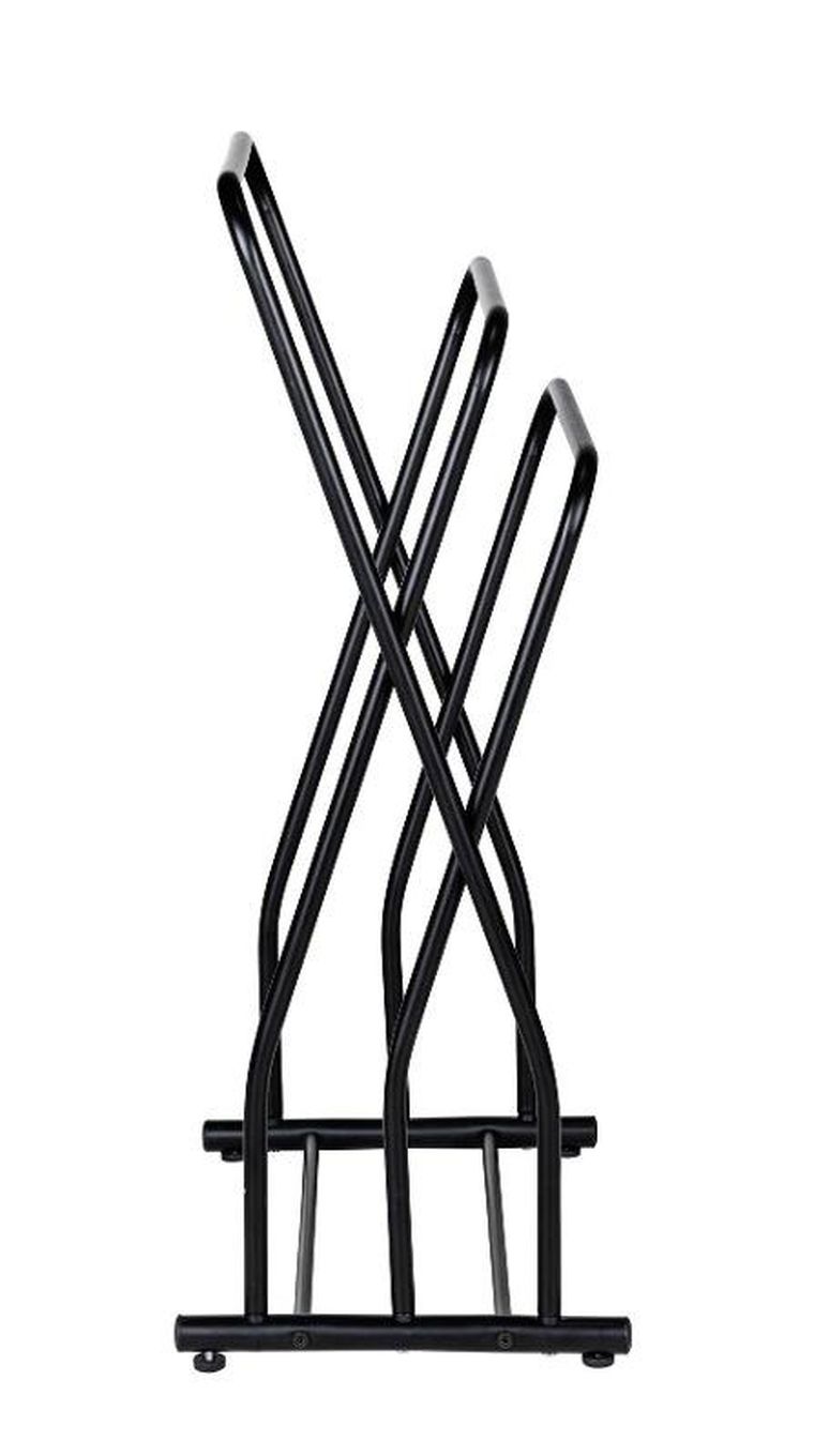 Wenko, wieszak na ręczniki z 3 drążkami, czarna stal lakierowana, Granelli