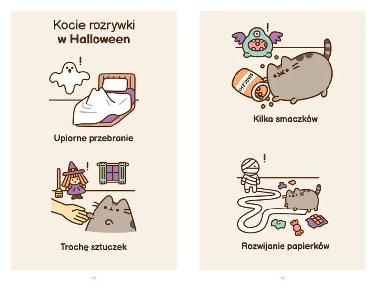 Wiele żyć kotki Pusheen