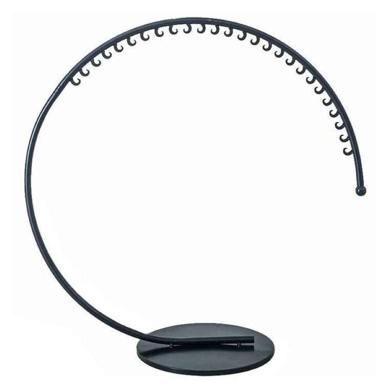 Wieszak dekoracyjny na ubrania, czarny