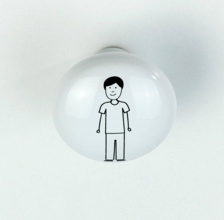 Wieszak łazienkowy arles man, 6 cm