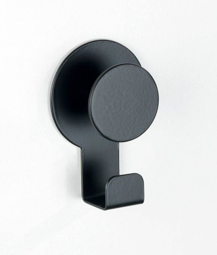 Wieszak łazienkowy, blandas, czarny mat