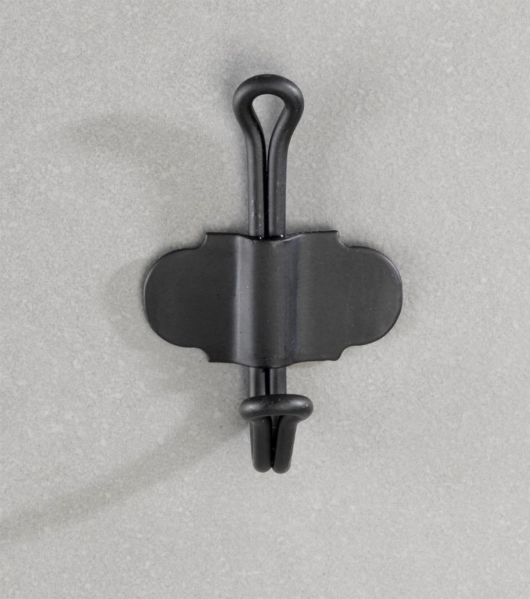 Wieszak na ręczniki, nostalgia, czarny