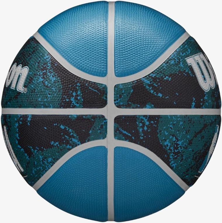 Wilson, NBA DRV Plus Vibe, piłka do koszykówki, czarno niebieska, rozmiar 7