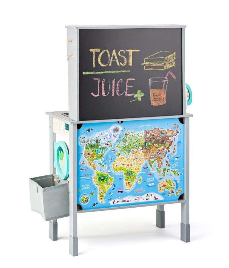 Woodyland, Mia, kuchnia z akcesoriami, drewniana, 68-52-15 cm