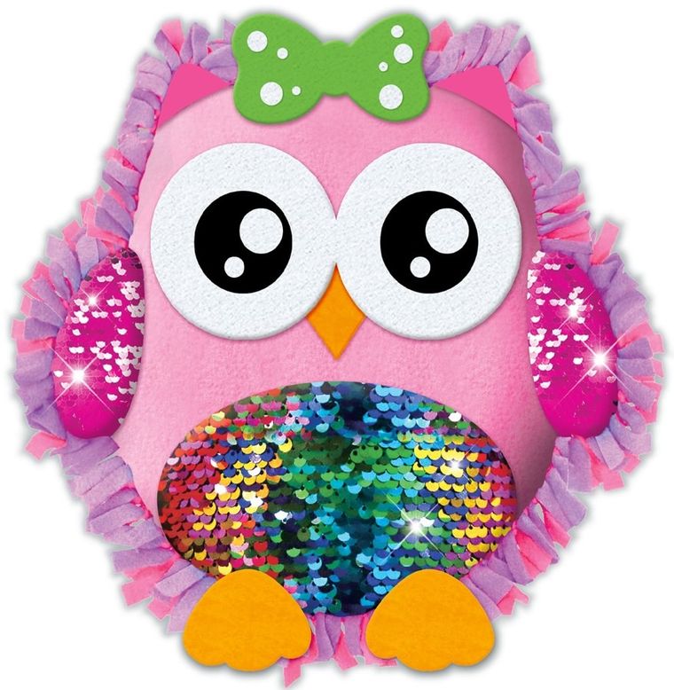 Wow Box, zestaw do uszycia poduszki, Sowa