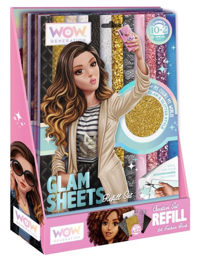 WOW Generation, Fashion Book, zestaw uzupełniający, 12 elementów, 1 szt.