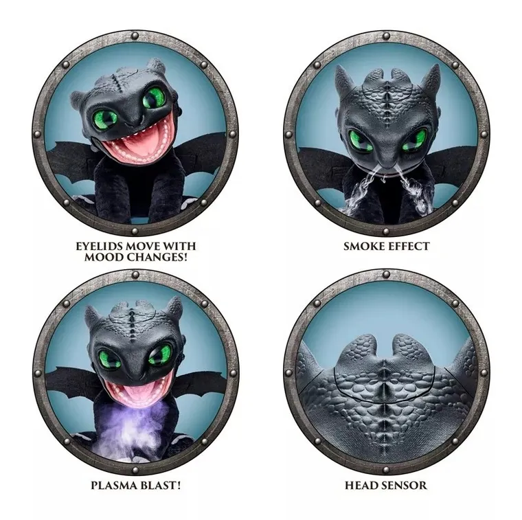 Wow Stuff, Jak wytresować smoka, Szczerbatek, figurka interaktywna, 21 cm