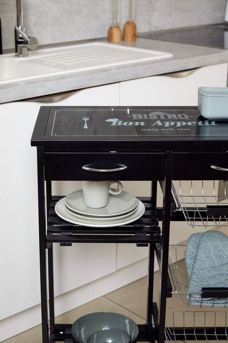 Wózek kuchenny bon appetit, wielofunkcyjny