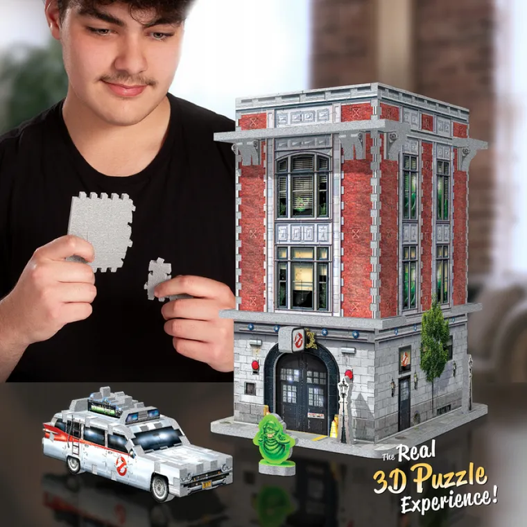 Wrebbit, Ghostbusters Firehouse, puzzle 3D, 500 elementów