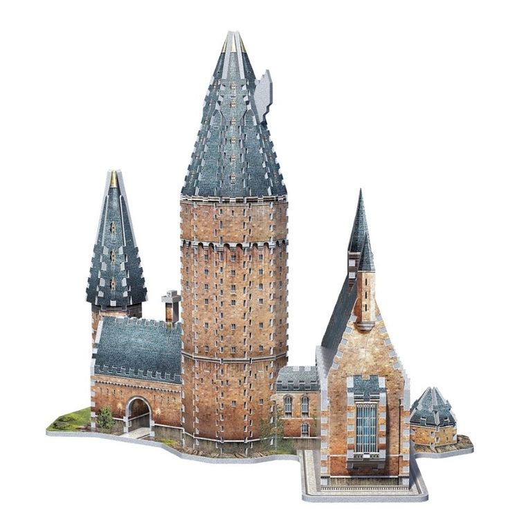 Wrebbit, Harry Potter, Hogwarts Great Hall, puzzle 3D, 850 elementów