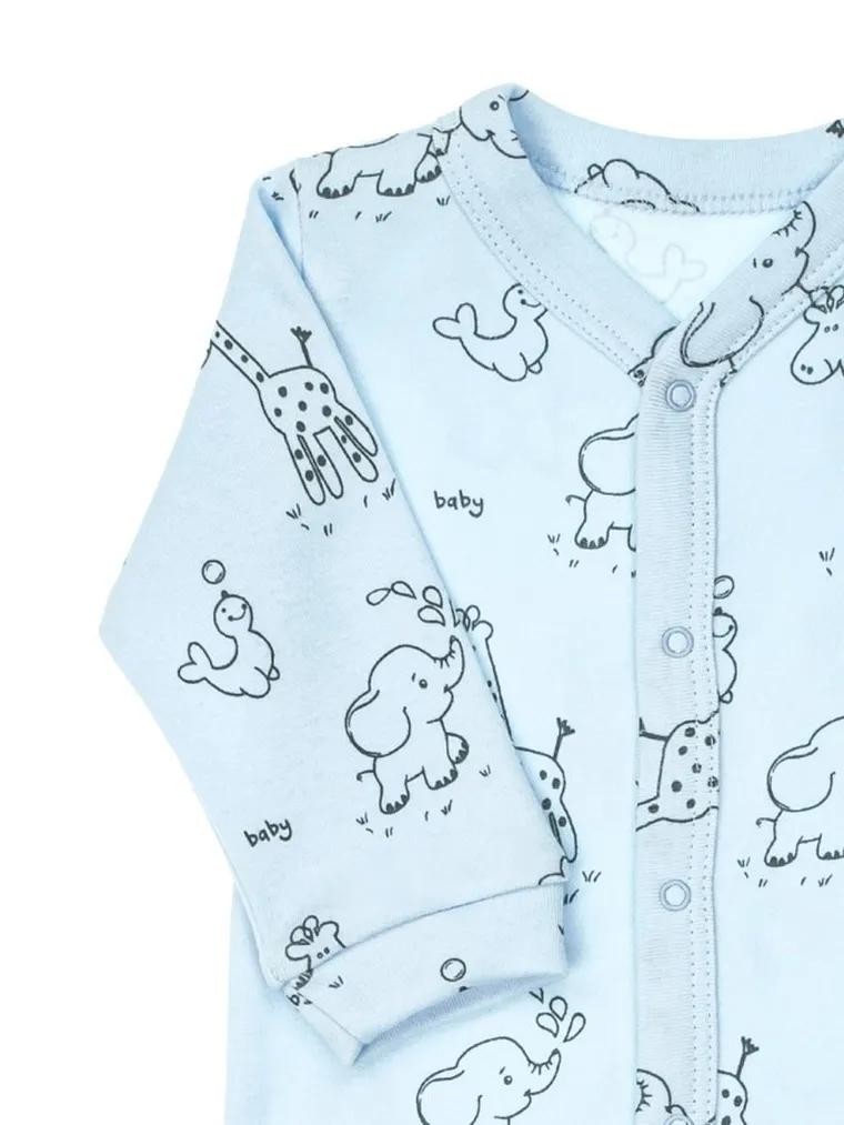 Wyprawka chłopięca, niebieska, 4 elementy, Nicol