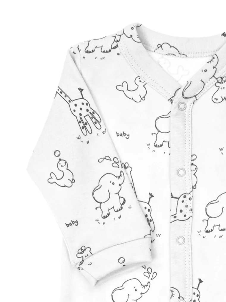 Wyprawka niemowlęca, biała, 4 elementy, Nicol