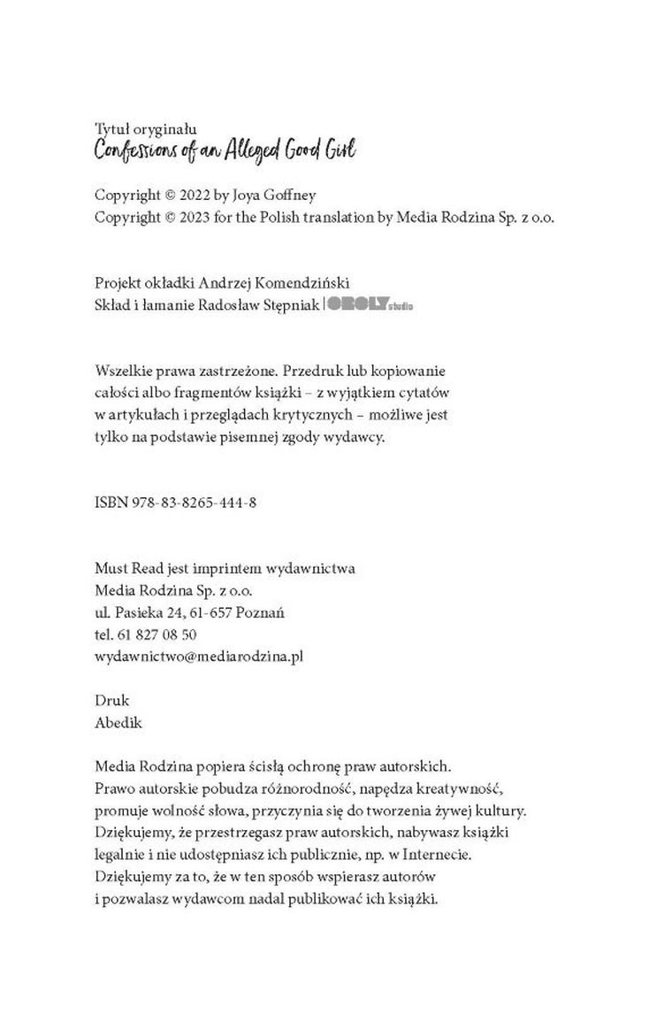 Wyznania rzekomo porządnej dziewczyny