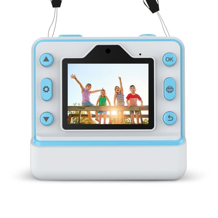 Xblitz, aparat natychmiastowy z drukarką, niebieski