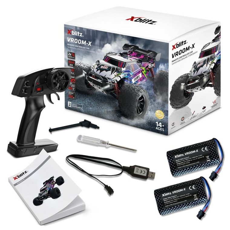 Xblitz, Vroom-X, pojazd zdalnie sterowany, 1:16