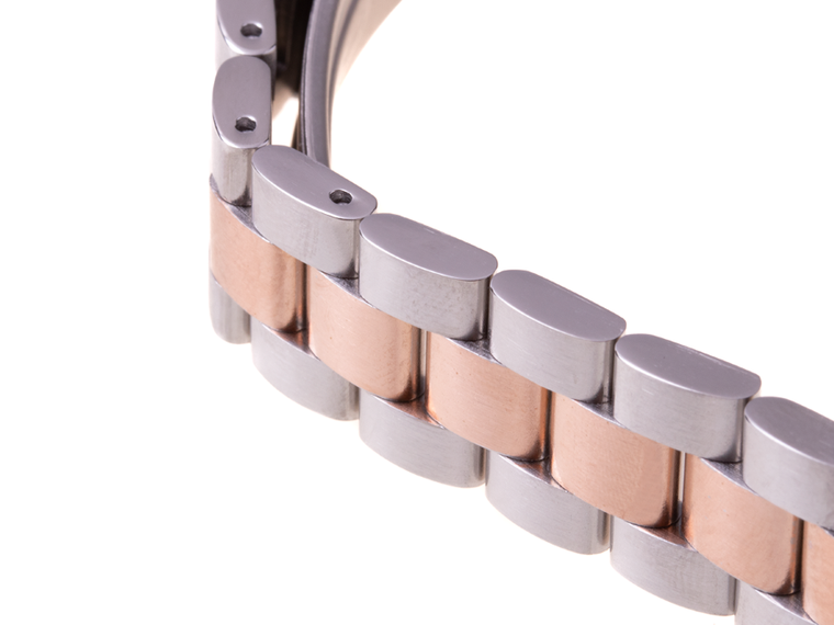 Xiaomi, bransoleta do Xiaomi Mi Band 3/Mi Band 4, srebrno-rose gold