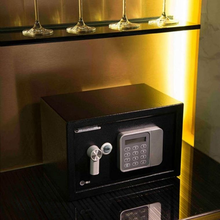 Yale, sejf podstawowy, guest kompaktowy, mały