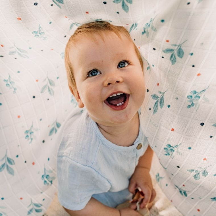 Yoonco, Berry, otulacz bambusowy, 100-120 cm